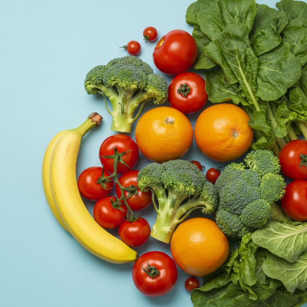 Friska grönsaker och frukter